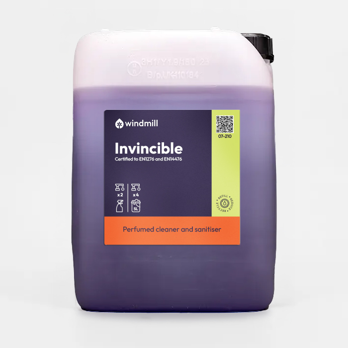 Windmill Invincible - Cleaner and Sanitiser - 10L - Windmill Refill
